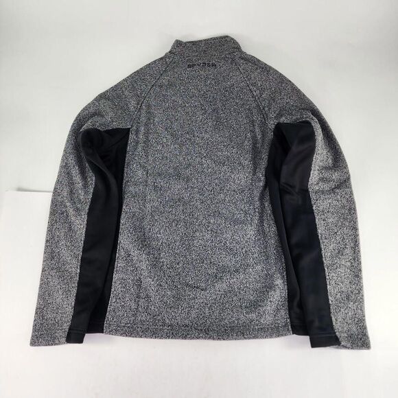 Spyder Charcoal Heather Speed Jacket Size M Mens Full Zip Fleece Jackets - Picture 4 of 10
